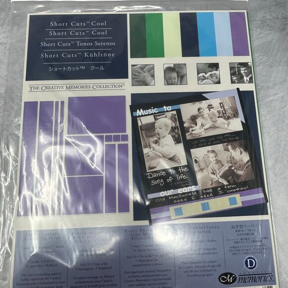 NEW Lot 6 Creative Memories 12x12 Paper Packs Short Cut Pack Scrapbooking - Picture 7 of 9